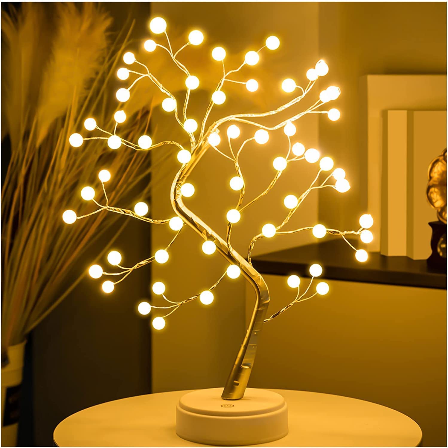 REFULGIX 36 LED Pearl Bonsai Tree Lamp with Touch Switch